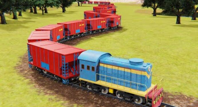 The Ultimate Long Train - Lego city train Video