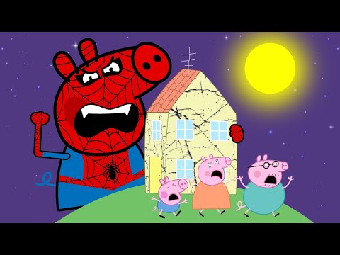 Peppa Pig turns into a Spider Man? Peppa Pig X Roblox Funny Animation