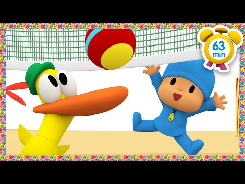 POCOYO MAGYARUL – ⛱JÁTÉK A STRANDON⛱ | [63 perc] Teljes Epizódok | Rajzfilm gyerekeknek