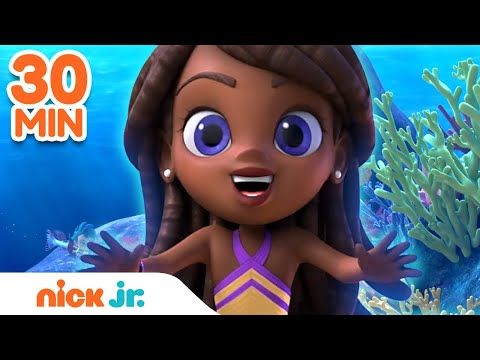 Mermaid Lorelai’s Color Games! 🦀 30 Minute Compilation 🐠 Santiago of the Seas | Nick Jr.