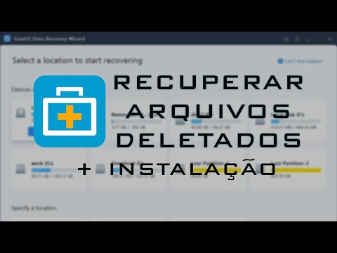 COMO RECUPERAR ARQUIVOS DELETADOS – EASEUS DATA RECOVERY WIZARD – INSTALAÇÃO