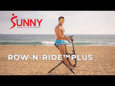 Row-N-Ride™ Plus Assisted Squat Machine | Sunny Health & Fitness