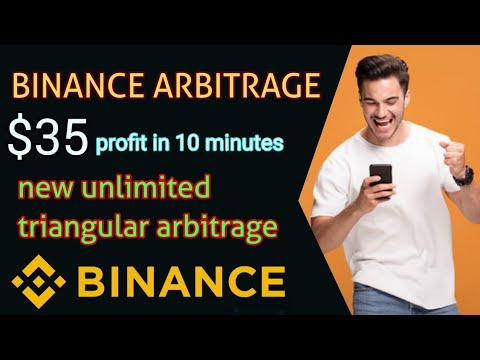 New Binance Arbitrage opportunity $35 Dollar in 10 minutes crypto arbitrage unlimited