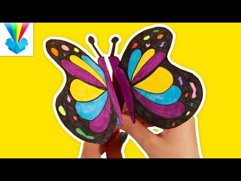 Kicsomi – ⭐Mimi⭐: 🎁 Repülő papír pillangó 🦋💙
