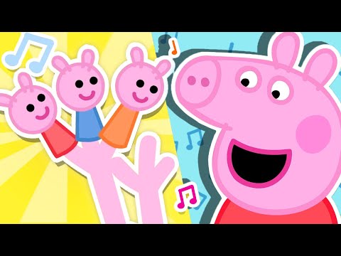 Five Finger Family 🖐 Peppa Pig Nursery Rhymes | Good Habits | Kids TV & Nursery Rhymes 💫