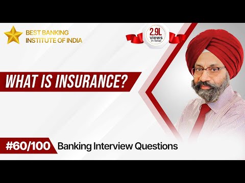 What is Insurance? Best Answer For Banking Aspirants | Mr. Jasbir Singh | IPB India