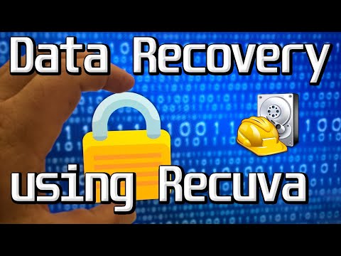 Data Recovery using Recuva (Windows)