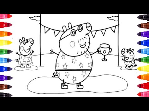 PEPPA PIG | PEPPA PIG COLORING PAGES | Peppa pig Coloring Book | coloriage peppa pig