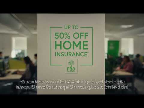 FBD Home Insurance –  Up to 50% No Claims Discount