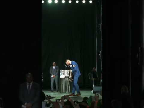 Conor McGregor And Floyd Mayweather Nearly Fight Each other At Press Conference!