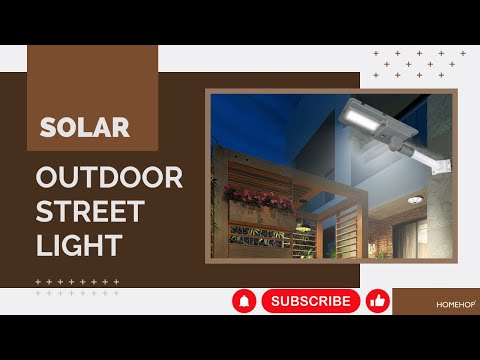 Solar Street Light For Home | Best LED Street Light Garden Outdoor Lighting Lamp