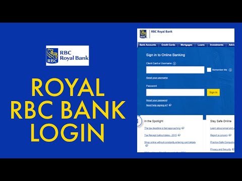 RBC ONLINE BANKING SIGN IN Tutorial Video | RBCROYALBANK Login