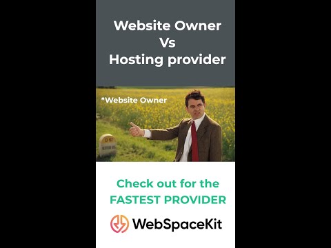 Don't choose a SNAIL for your web hosting! Checkout : Website Owner Vs Hosting Provider