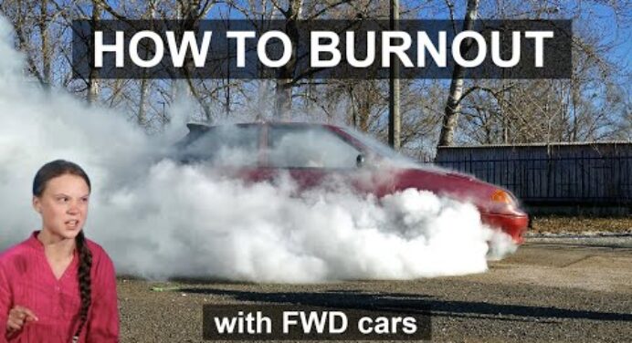 Így kell Burnout-olni (gumit füstölni) elsőkerekes autóval! - Suzuki Swift 1.3 (68hp)