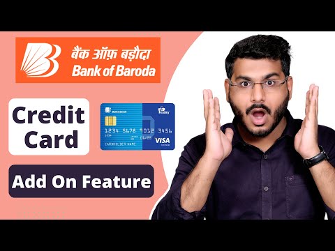 Bank Of Baroda Credit Card - Add On Feature #creditcard