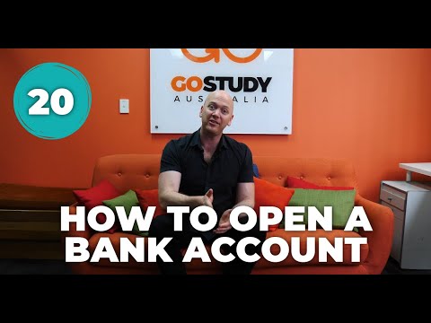 20. HOW TO OPEN A BANK ACCOUNT IN AUSTRALIA