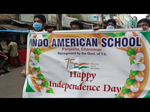Independence day celebration 2022 Indo American school charminar panjesha