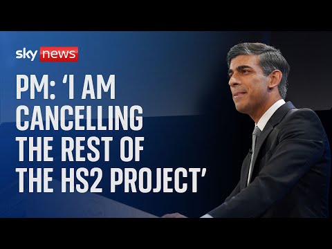 Rishi Sunak speech on HS2, education reforms and smoking