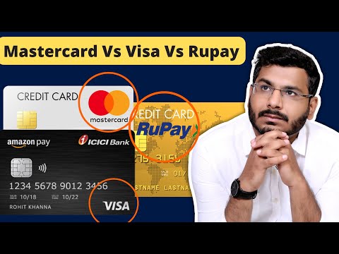 What Is Difference B/w Visa Card, Master Card And Rupar Card #Bankingawareness