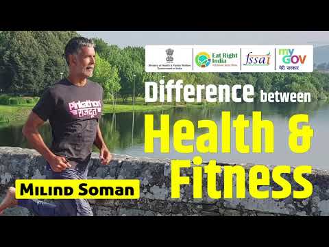 Difference between Fitness & Health - Milind Soman