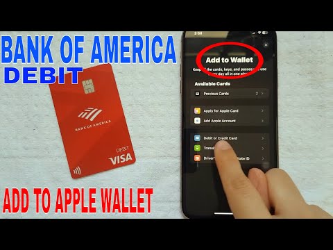 ✅  How To Add Bank of America Debit Card To Your Apple Wallet 🔴