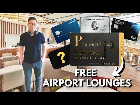 13 Best Cards with Airport Lounge Access | Are Airport Lounges Worth It?! | Priority Pass