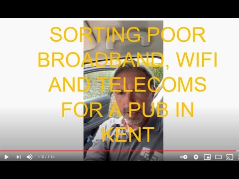 Sorting Broadband Internet, Wi-fi and Telecoms for a pub in Kent
