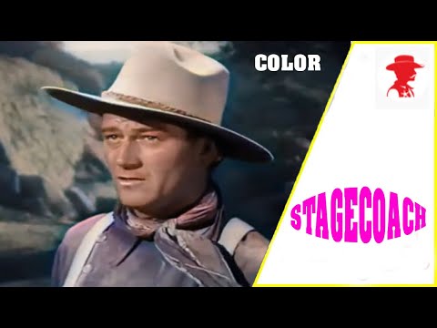 Stagecoach - Movies 1939 - John Ford - Action Western Movies - color (Western Films)
