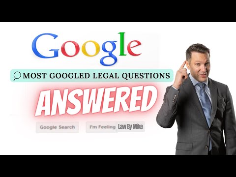 Bizarre Googled Legal Questions Answered! @LawByMike #Shorts #law #questions