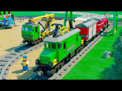 LEGO CITY Cargo Train Animation
