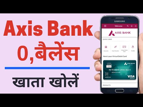 How to open axis bank account online