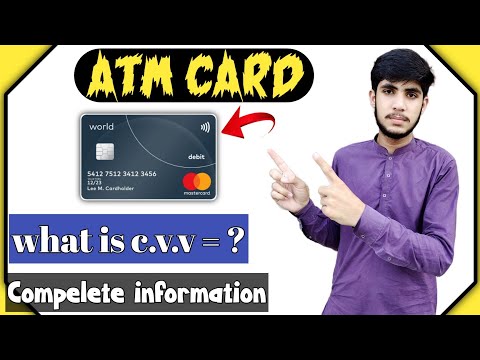 What Is CVV Number On Debit Card | ATM Card Compelete Information