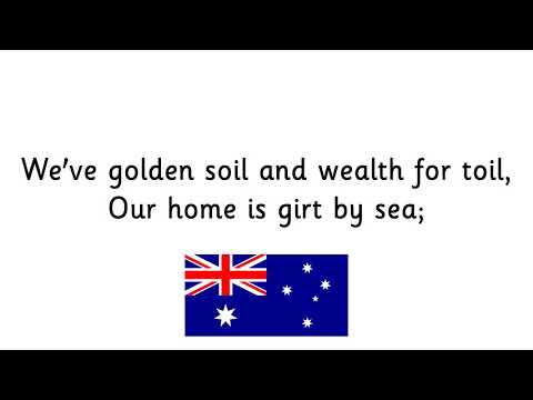 Australian National Anthem School Assembly