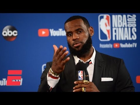 LeBron walks out of Game 1 news conference after question about JR Smith's blunder | 2018 NBA Finals