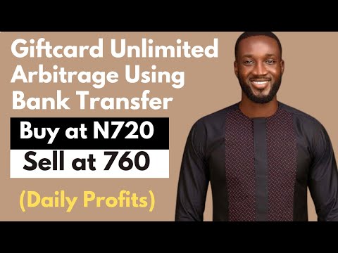 GiftCard Unlimited Arbitrage Using Bank Transfer | Crypto Arbitrage