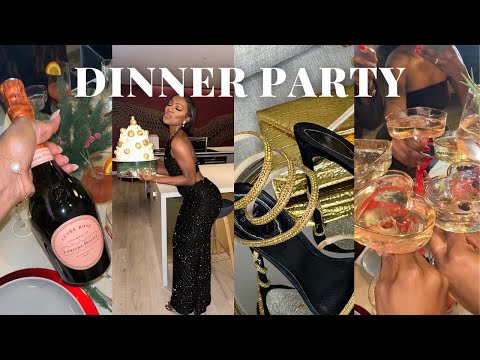 VLOG| HOSTING MY FIRST DINNER PARTY!