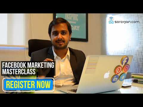Facebook Marketing / Advertising Course in India by Sorav Jain