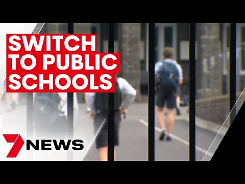 Cash-strapped Australian families make the switch from private to public schools | 7NEWS