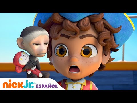 Santiago de los Mares | ¡Rescate del mono bebé!| Nick Jr en Español