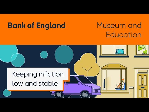 How does the Bank of England work to keep inflation low and stable?