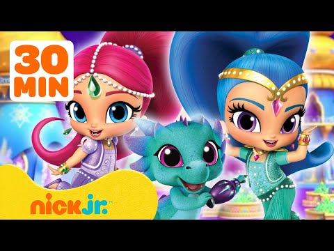 Shimmer and Shine Rescue Animals! w/ Leah & Zeta the Sorceress | 30 Minute Compilation | Nick Jr.