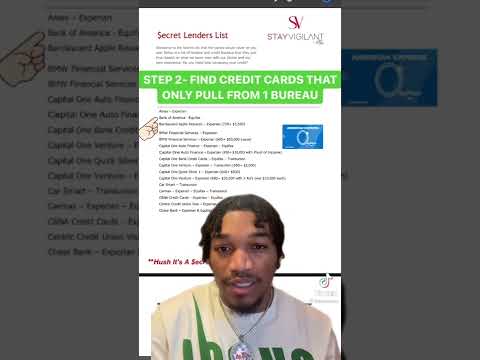 Multiple credit cards one inquiry