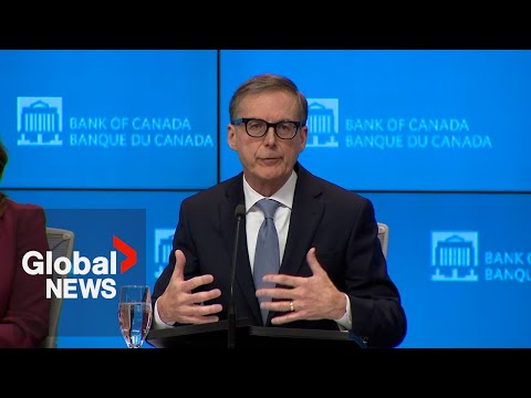 Bank of Canada holds key interest rate in 1st decision of 2024 | FULL