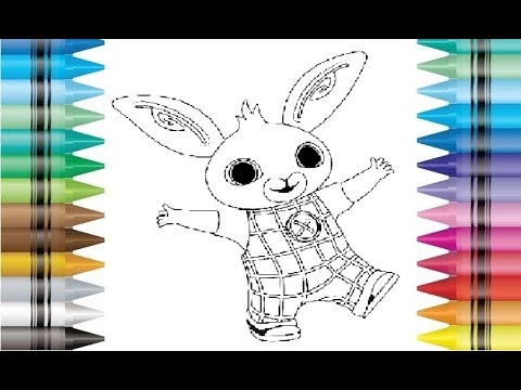 Bing nyuszi nyúl Cbeebies színező kifestő oldalak rajzkönyv gyerekeknek, és hogyan kell rajzolni