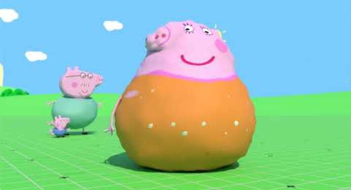 Peppa Pig VS 1000KG experiment 😄 NOT FOR KIDS!!!