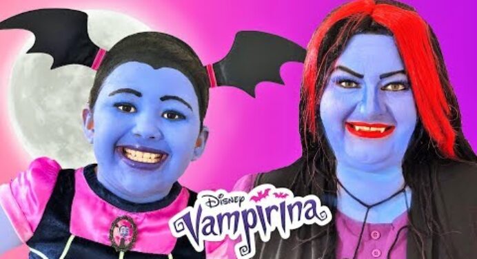 Disney Junior Vampirina and Oxana | Makeup Halloween Costumes and Toys