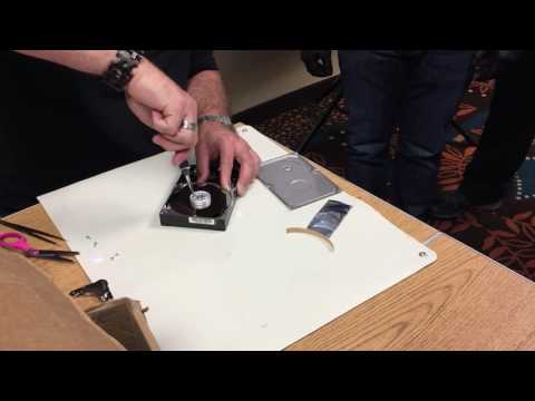 Learn Data Recovery: Platter Replacement with HVAC Tape