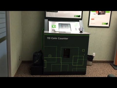 TD Canada Trust Bank Coin Counter 2015