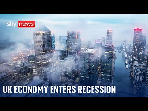 UK economy enters recession as GDP falls 0.3%