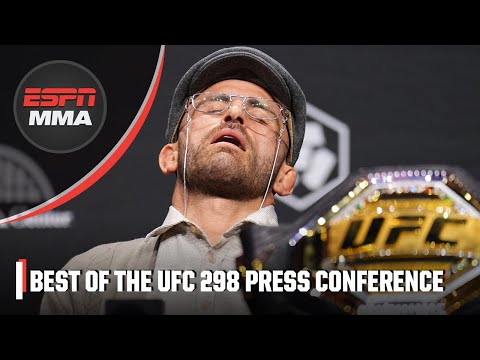 UFC 298 Press Conference Highlights 🎥 | ESPN MMA